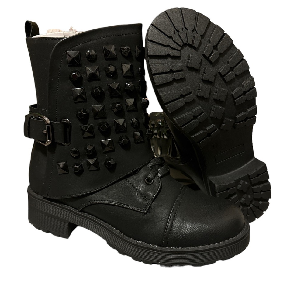 NEW Black Combat Boots